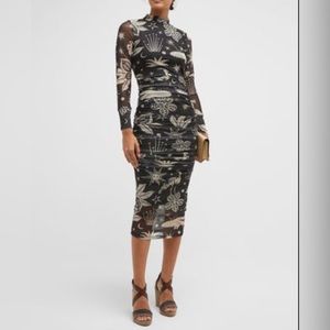 ISO!! Farm Rio Cerrado Sky Mesh Tulle Midi Dress